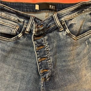 Size 12L Kut button fly jeans